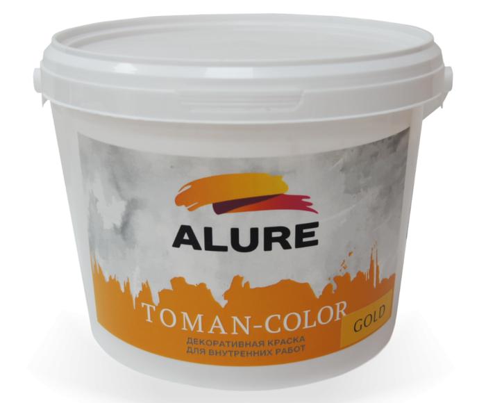 Купить Декоративная краска ALURE TOMAN Gold/Silver АЛЮР ТОМАН Золото/Серебро